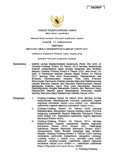 RKPD Murni Kabupaten Tulang Bawang Barat 2024